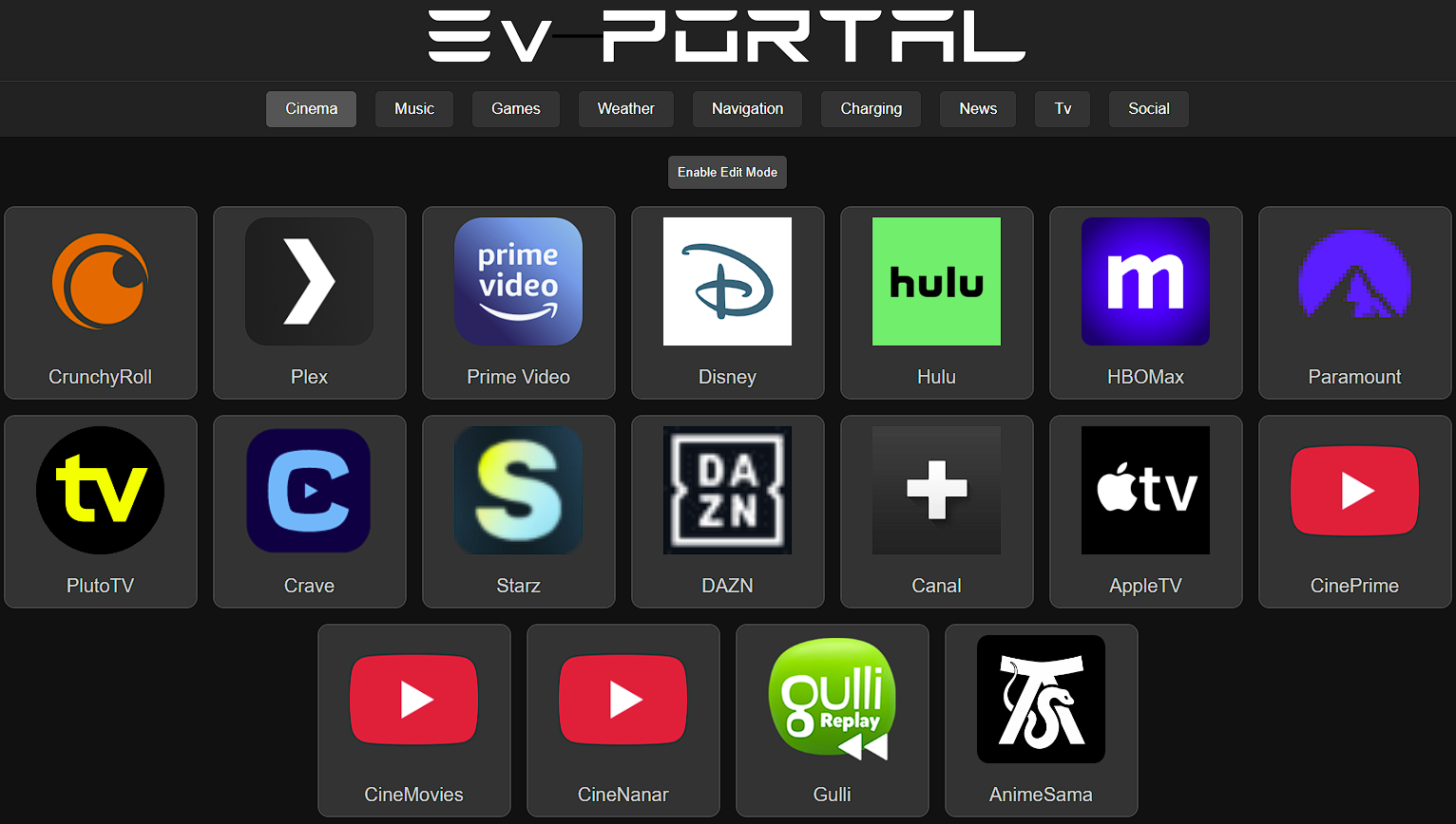 EvPortal Screenshot